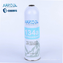 Pequenas latas para ar condicionado de ar condicionado AC refrigerante R134A 134a refrigerantes a gás pode